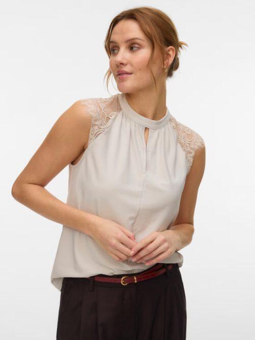 Camiseta Vero Moda Milla 10226072 beige (Pumice stone)